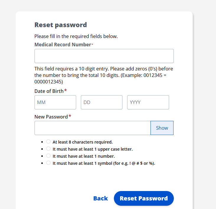 Kaiser OTC Login Forgot Password